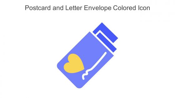 Postcard And Letter Envelope Colored Icon In Powerpoint Pptx Png And Editable Eps Format
