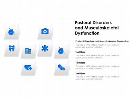 Postural disorders and musculoskeletal dysfunction ppt powerpoint presentation