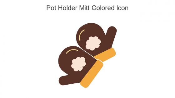 Pot Holder Mitt Colored Icon In Powerpoint Pptx Png And Editable Eps Format
