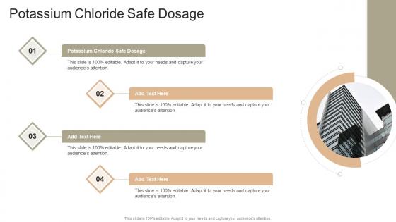 Potassium Chloride Safe Dosage In Powerpoint And Google Slides Cpb