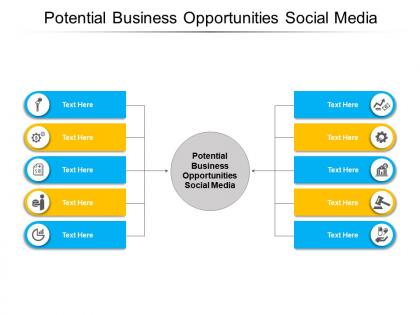 Potential business opportunities social media ppt powerpoint presentation icon cpb