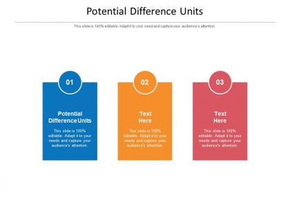 Potential difference units ppt powerpoint presentation gallery inspiration cpb