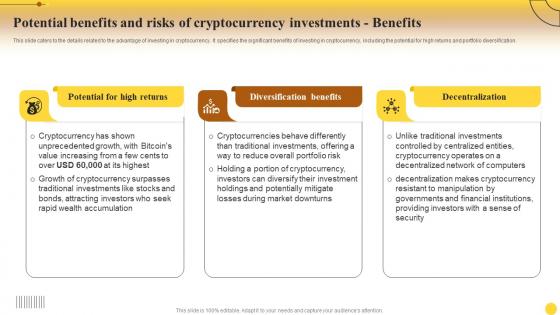Potential Investments Benefits Comprehensive Guide For Mastering Cryptocurrency Investments Fin SS
