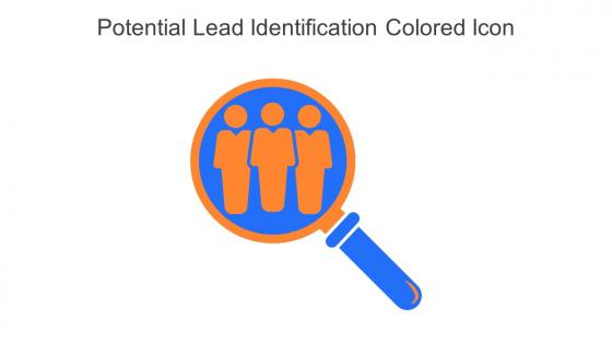 Potential Lead Identification Colored Icon In Powerpoint Pptx Png And Editable Eps Format