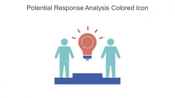 Potential Response Analysis Colored Icon Icon In Powerpoint Pptx Png And Editable Eps Format