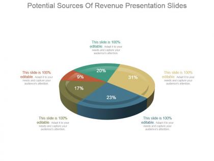 Potential sources of revenue presentation slides