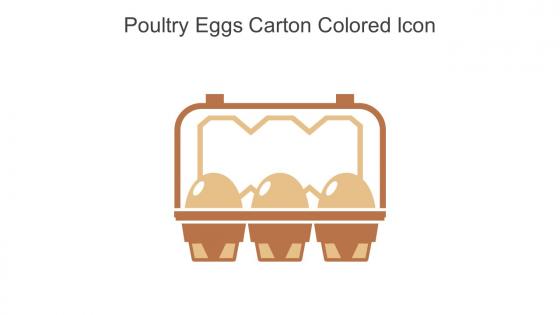 Poultry Eggs Carton Colored Icon In Powerpoint Pptx Png And Editable Eps Format