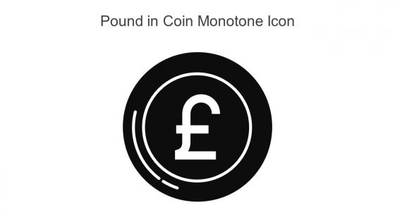 Pound In Coin Monotone Icon In Powerpoint Pptx Png And Editable Eps Format