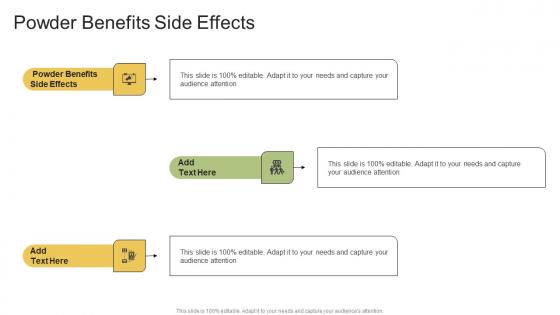 Powder Benefits Side Effects In Powerpoint And Google Slides Cpb
