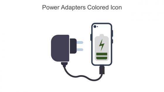 Power Adapters Colored Icon In Powerpoint Pptx Png And Editable Eps Format