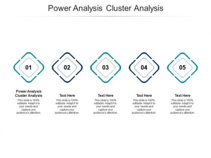 Power analysis cluster analysis ppt powerpoint presentation gallery demonstration cpb