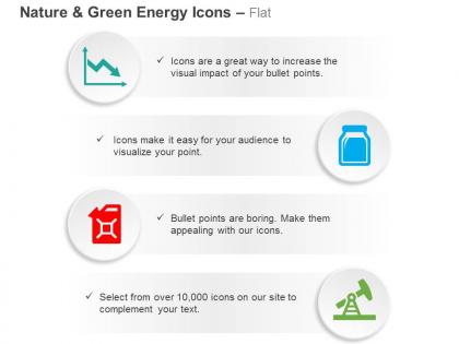Power decay fuel hammer power production ppt icons graphics
