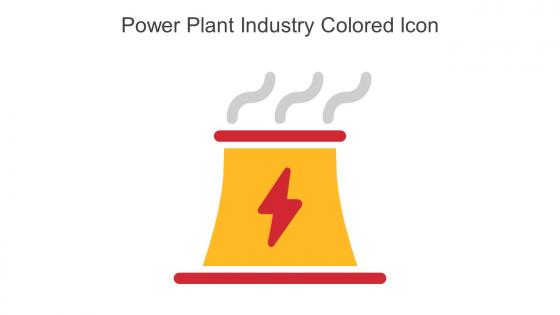 Power Plant Industry Colored Icon In Powerpoint Pptx Png And Editable Eps Format