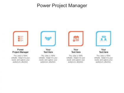 Power project manager ppt powerpoint presentation ideas example cpb