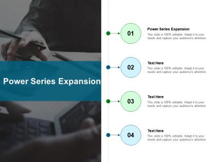Power series expansion ppt powerpoint presentation portfolio display cpb