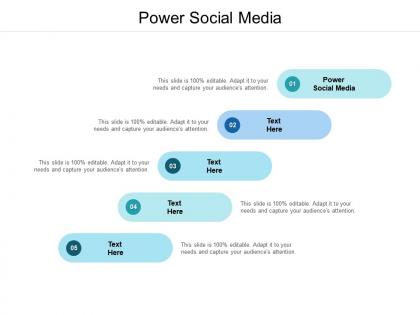 Power social media ppt powerpoint presentation styles clipart cpb