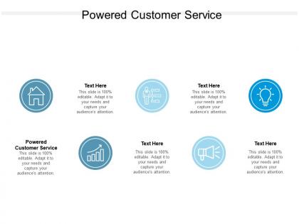 Powered customer service ppt powerpoint presentation infographics example cpb