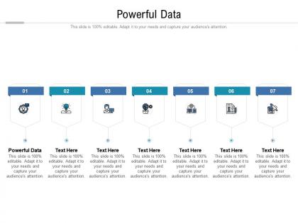 Powerful data ppt powerpoint presentation summary themes cpb
