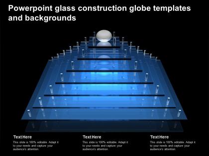 Powerpoint glass construction globe templates and backgrounds