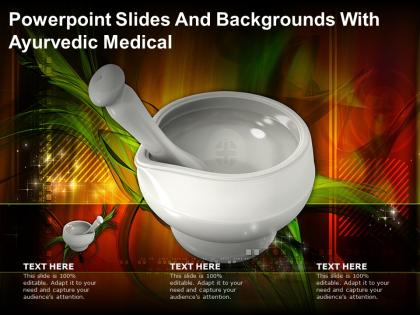 Powerpoint slides and backgrounds with ayurvedic medical