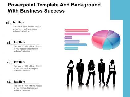 Powerpoint template and background with business success