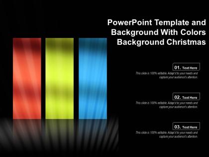 Powerpoint template and background with colors background christmas