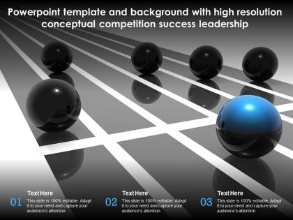Powerpoint template and background with high resolution conceptual competition success leadership
