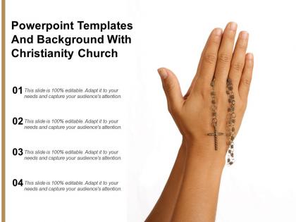 Powerpoint templates and background with christianity church