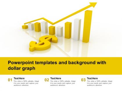 Powerpoint templates and background with dollar graph