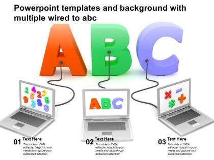 Powerpoint templates and background with multiple wired to abc