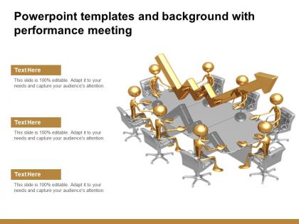 Powerpoint templates and background with performance meeting