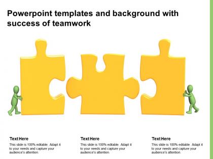 Powerpoint templates and background with success of teamwork