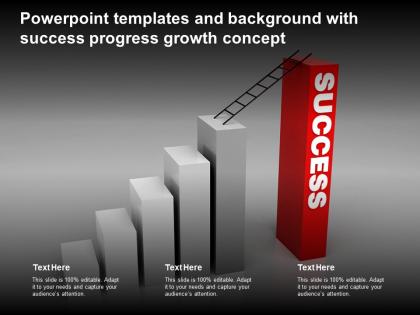 Powerpoint templates and background with success progress growth concept