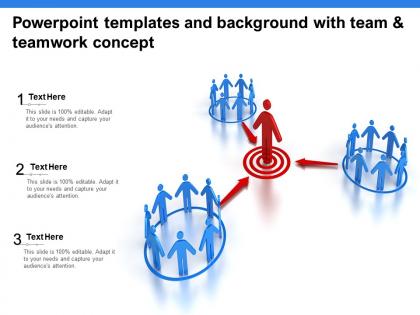 Powerpoint templates and background with team and teamwork concept