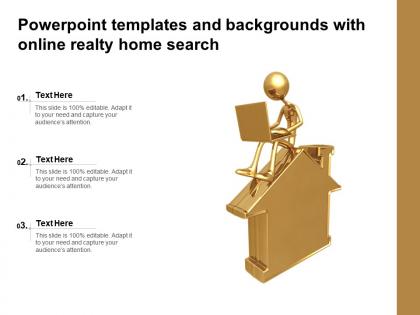Powerpoint templates and backgrounds with online realty home search