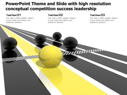 Powerpoint theme and slide with high resolution conceptual competition success leadership