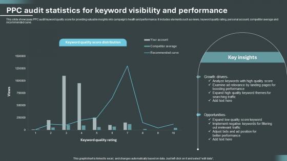 PPC Audit Statistics For Keyword Visibility And Performance