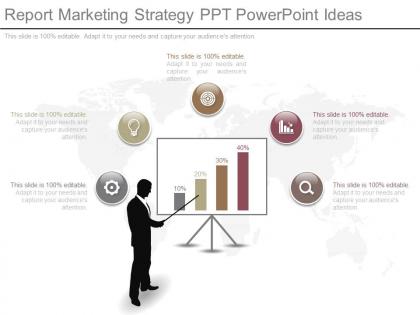 Ppt report marketing strategy ppt powerpoint ideas