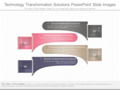 Ppt technology transformation solutions powerpoint slide images