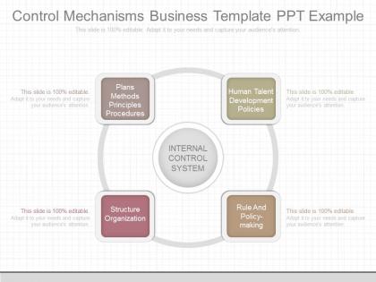 Ppts control mechanisms business template ppt example