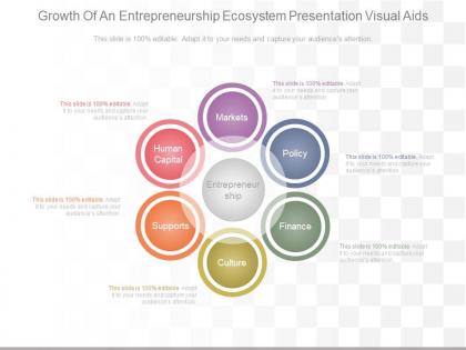 Ppts growth of an entrepreneurship ecosystem presentation visual aids