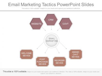 Pptx e mail marketing tactics powerpoint slides