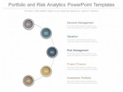 Pptx portfolio and risk analytics powerpoint templates