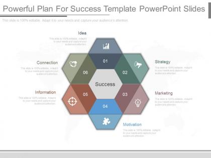 Pptx powerful plan for success template powerpoint slides