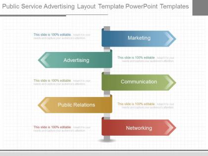 Pptx public service advertising layout template powerpoint templates