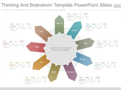 Pptx thinking and brainstorm template powerpoint slides