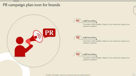 PR Campaign Plan Icon For Brands