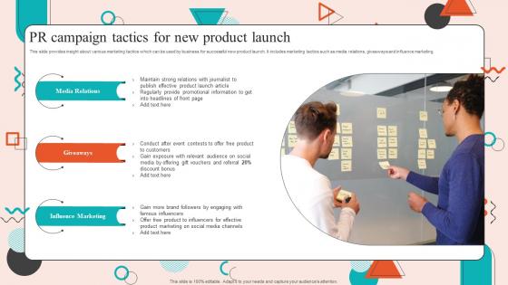 PR Campaign Tactics For New Product Launch