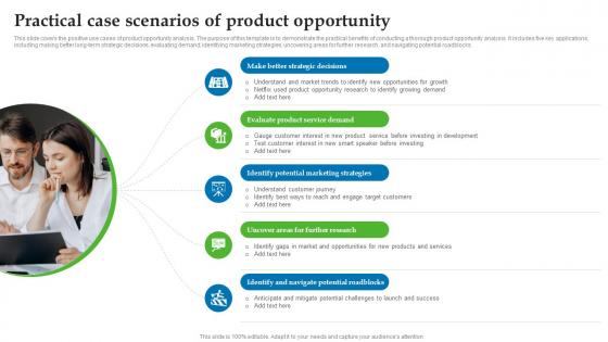 Practical Case Scenarios Of Product Opportunity