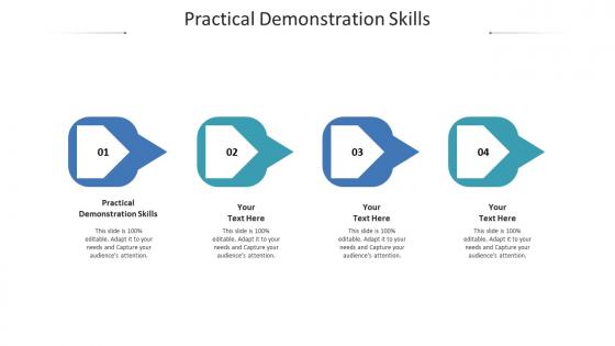 Practical demonstration skills ppt powerpoint presentation visual aids background images cpb